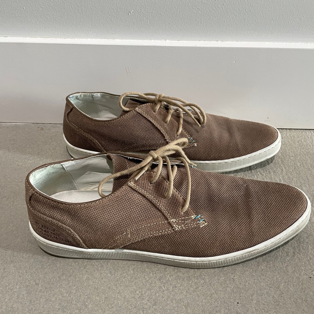 Bull Boxer Light Brown Leather Oxford Shoes: Men’s Size 13 - Picture 2 of 11